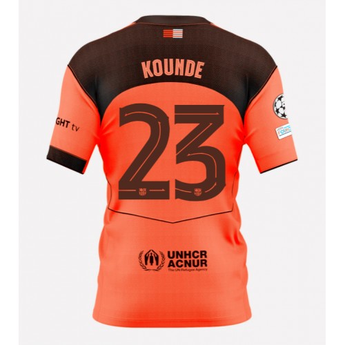 Lacne Muži Futbalové dres Barcelona Jules Kounde #23 2025-26 Krátky Rukáv - Tretina